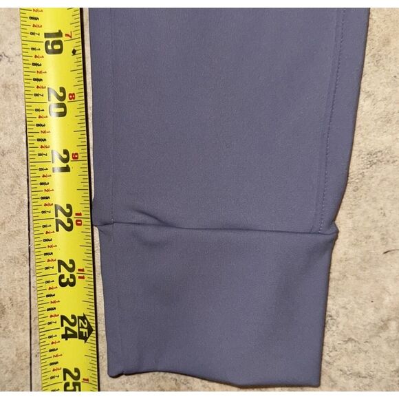 Halara Airy Softlyzero High Waist Drawstring Pocket BlueGray JoggersPants S Pet - Picture 12 of 16